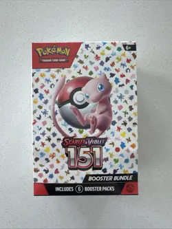 Pokemon TCG Scarlet & Violet 151 Booster Bundle Sealed New (6 packs) - Image 1