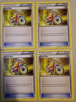 4x Acro Bike 122/160 Primal Clash Pokemon - Image 1