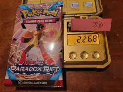 22.68g (Heavy HEAVIEST) Paradox Rift Pokemon Booster Pack - Sealed #354 - Image 1
