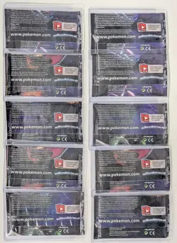 AUCTION #3 LOT of (10) Pokemon Hidden Fates Factory Sealed Booster Packs - Image 2