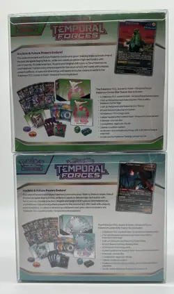 (2) Pokemon Scarlet Violet Temporal Forces Pokemon Center Exclusive Trainer Box - Image 4
