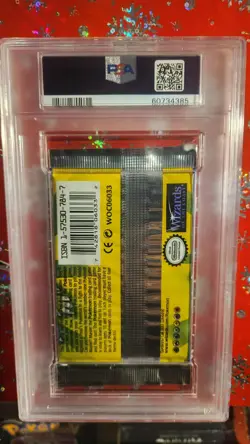 1999 Pokemon Base Set Shadowless Booster Pack Long Crimp Venusaur PSA 10 WOTC - Image 2