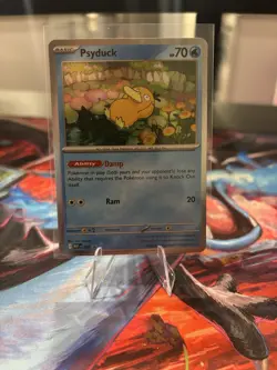Pokemon TCG Psyduck 007 Me: Mega Evolution Black Star Promo Holo - Image 1