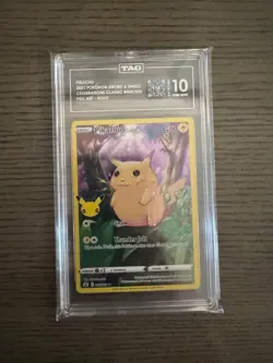 2021 POKEMON CELEBRATIONS PIKACHU 005/025 TAG 10 - Highest Graded - Image 4