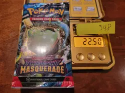 22.50g Twilight Masquerade Pokemon Booster Pack - Sealed #348 - Image 1