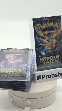 AUCTION #1 LOT of (10) Pokemon Hidden Fates Factory Sealed Booster Packs - Image 2