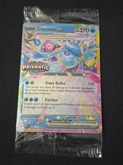 SEALED! Glaceon ex - (Prismatic Evolutions Stamp) 026/131 Pokemon TCG Near Mint - Image 1