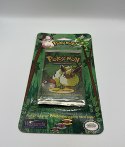 Pokemon TCG Unlimited Jungle Booster Pack Blister SEALED WOTC VINTAGE - Image 1