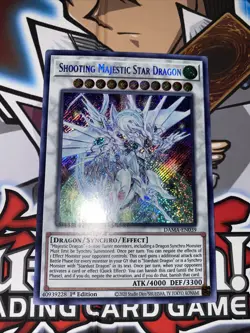 Yugioh Shooting Majestic Star Dragon 1st Edition DAMA-EN039 Secret Rare - Image 1