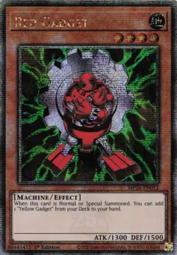Yugioh MP24-EN012 - Red Gadget - Quarter Century Secret Rare - Image 1