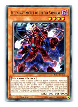 Legendary Secret of the Six Samurai - SAST-EN093 - Common - 1st Edition Yugioh - Image 1