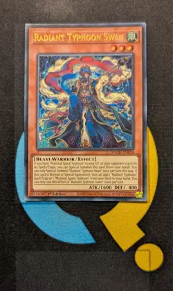 DOOD-EN014 Radiant Typhoon Swen Ultra Rare 1st Ed YuGiOh - Image 1