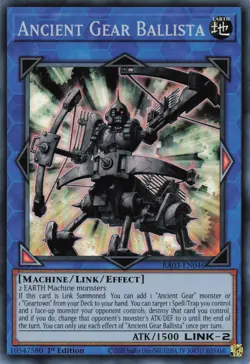 Yugioh Ancient Gear Ballista RA03-EN046 - - Super Rare - Image 1