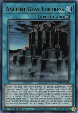 Yugioh Ancient Gear Fortress RA03-EN062 - - Ultra Rare - Image 1