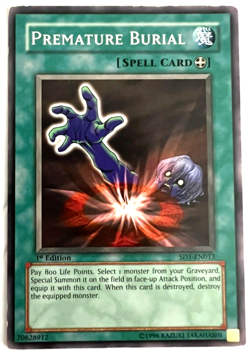 YuGiOh! - Premature Burial - Common - Image 1
