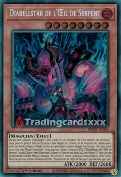 Yu-Gi-Oh! Diabellstar de l'OEil de Serpent : PSE MP25-FR062 - Image 1
