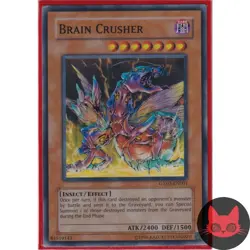 Yugioh Brain Crusher GX03-EN001 Super Rare NM - Image 1