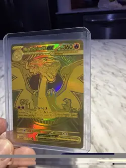 Mega Charizard EX Phantasmal Flames 130/094 Mega Ultra Rare Gold Card - Image 1