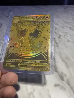 Mega Charizard EX Phantasmal Flames 130/094 Mega Ultra Rare Gold Card - Image 4