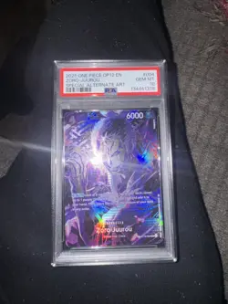 One Piece Card Game Legacy of the Master Zoro-Juurou SP English ST18-004 PSA 10 - Image 1
