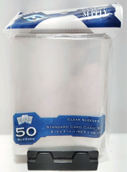 Fantasy Flight Supply Standard Card Game Card Sleeves Clear (50 Ct.) - Image 1