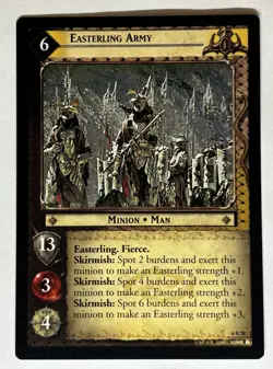 Lord of the Rings LOTR TCG Ents of Fangorn Card - 6R78 Easterling Army NM/M - Image 1