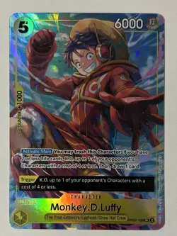 One Piece Illustration Box Volume 3 Monkey D Luffy Promo Alt Art Card English - Image 1