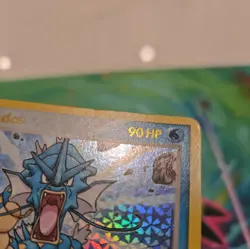 Pokemon Gyarados Card 8/107 EX Deoxys Rare Stamped Reverse Holo LP/MP - Image 2