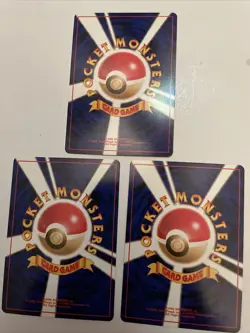 Lot of 3 1996 POCKET MONSTER Japanese KABUTO Pokemon CARD - Image 5