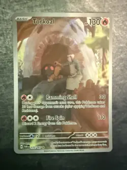 Torkoal 172/167 TWM Twilight Masquerade Illustration Rare Pokemon TCG Card NM - Image 1