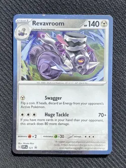 Revavroom SVP 121 Cosmos Holo Black Star Promo Pokemon Card NEAR MINT NM - Image 1