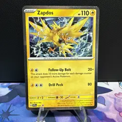 Pokemon TCG Zapdos SVP 157 Black Star Promo Cosmos Holo Card - Image 1