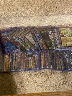 BULK! 100 Holo Ex, V, And VMAX Pokemon Cards. Perfect Condition. Gradable! - Image 3