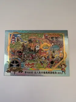 One Piece Manga Art Collectable SP Anime Monkey D. Luffy Custom Card Fishing - Image 1
