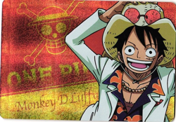 MONKEY D LUFFY ONE PIECE HOLOGRAPHIC Collectible Anime Card - Image 1