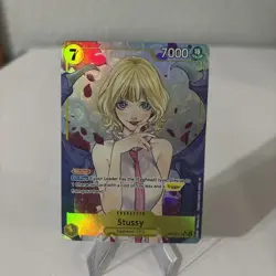 One Piece Card Game TCG Stussy OP13-110 Alt Art M/NM Condition - Image 1