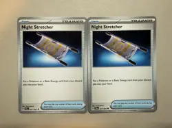 2x Night Stretcher 061/064 Shrouded Fable Pokemon Card Playset NM - Image 1