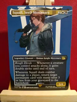 Squall, SeeD Mercenary (Borderless) - Final Fantasy - Rare - NM - MTG - Image 1