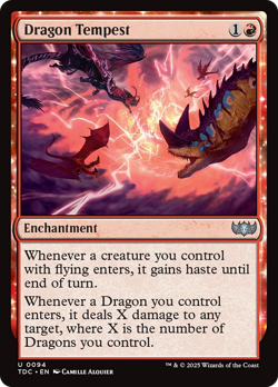 Dragon Tempest - 94 - Tarkir: Dragonstorm Commander- Near Mint - MTG - Image 1