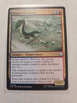 Dragonfly Swarm - Avatar - NM - Uncommon - Creature - MTG - Image 1