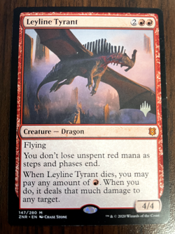 MTG - Leyline Tyrant 147 - (Promo Pack) Zendikar Rising Promos Non-Foil - LP - Image 1