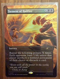 FOIL - Torment of Hailfire = 2287 Secret Lair Avatar: The Last Airbender NM - Image 2