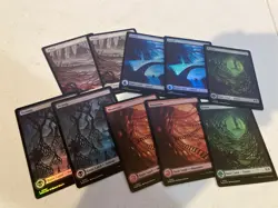 mtg 10 foil full art lands, 2 of each, Wilds of Eldraine, unplayed - Image 1