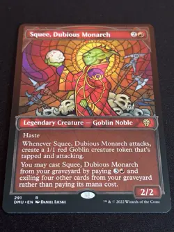 1x Squee, Dubious Monarch (Showcase) - Dominaria United (DMU) Magic MTG - Image 1