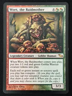 1x MTG Wort, the Raidmother - Shadowmoor (SHM) #223 - Magic the Gathering - Image 1