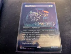MTG Magic the Gathering FOIL Fiend Artisan Borderless SLD! - Image 1