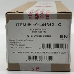 Pokemon TCG Scarlet & Violet Surging Sparks Booster 6-Box Case SEALED NEW - Image 1
