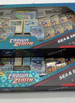 Lot of (2) Pokemon TCG Crown Zenith Sea & Sky Premium Collection Box - Image 2