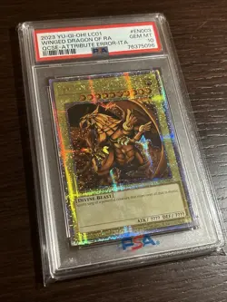 PSA 10 Winged Dragon Of Ra QCSE Quarter Century Rare #EN003 2023 Yugioh Tin! - Image 2