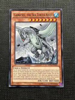 Yu-Gi-Oh! TCG Gameciel, the Sea Turtle Kaiju MP16-EN164 Unlimited NM - Image 1